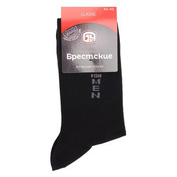 Brestskiye Classic Men's Black Socks size 29 44-45 - buy, prices for MegaMarket - photo 1