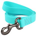 Поводок для собак Waudog водостойкий светонакопительный S 183см/15мм ментоловый