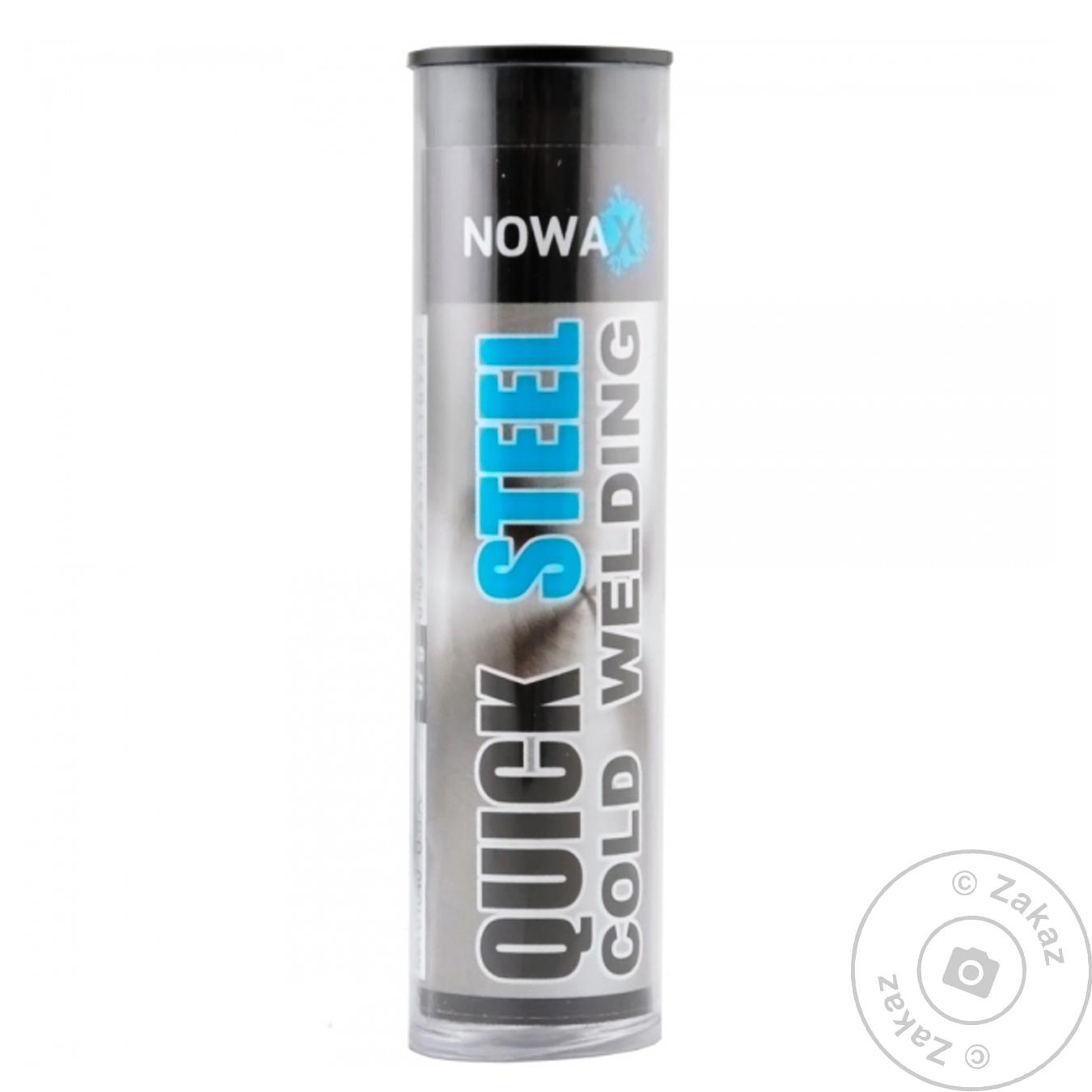 

Клей эпоксидный Nowax Quick Steel NX51109 холодная сварка темно-серый 57г