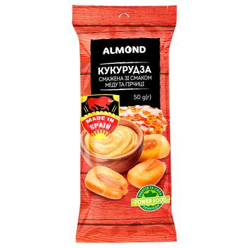 Кукурудза Almond смажена зі смаком меду та гірчиці 50г