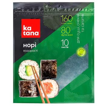 Водоросли Katana нори для суши 10 листов