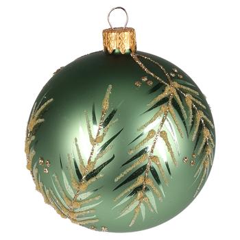 Koopman Christmas Ball 10cm Green in Assortment - buy, prices for - photo 2