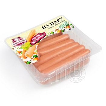 Сосиски На пару 1/г Бащинський МК 300г купити, ціни на МегаМаркет - фото 1
