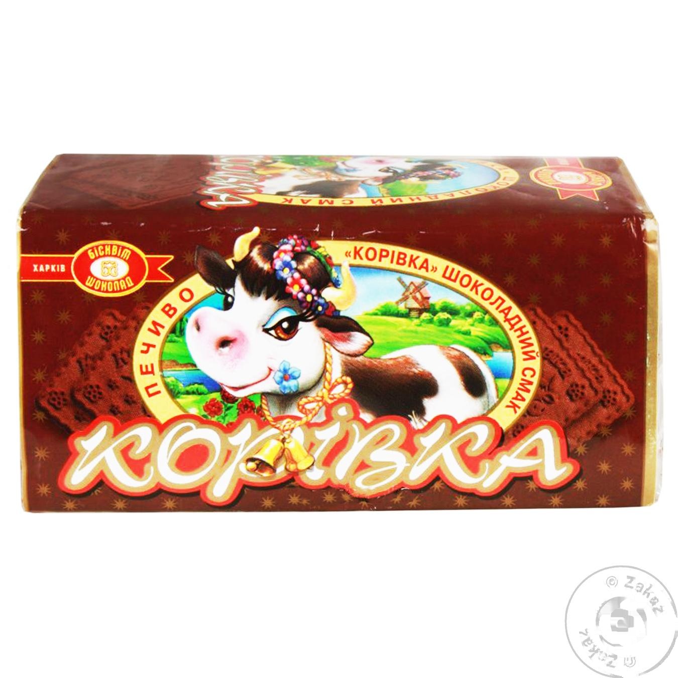 

Печенье Бисквит-шоколад Коровка с шоколадным вкусом 180г