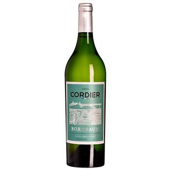 Вино Cordier Bordeaux Blanc белое сухое 12,5% 0,75л - купить, цены на WINETIME - фото 1