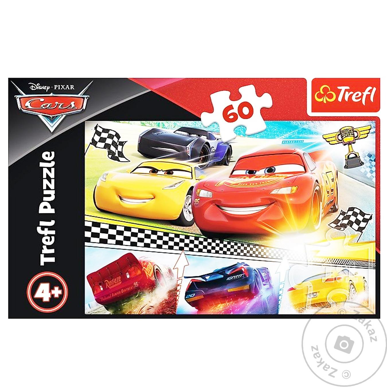 

Пазлы Trefl тачки 60 элементов