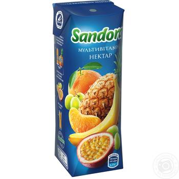 Нектар Sandora мультивитаминный 250мл купить, цены на МегаМаркет - фото 1