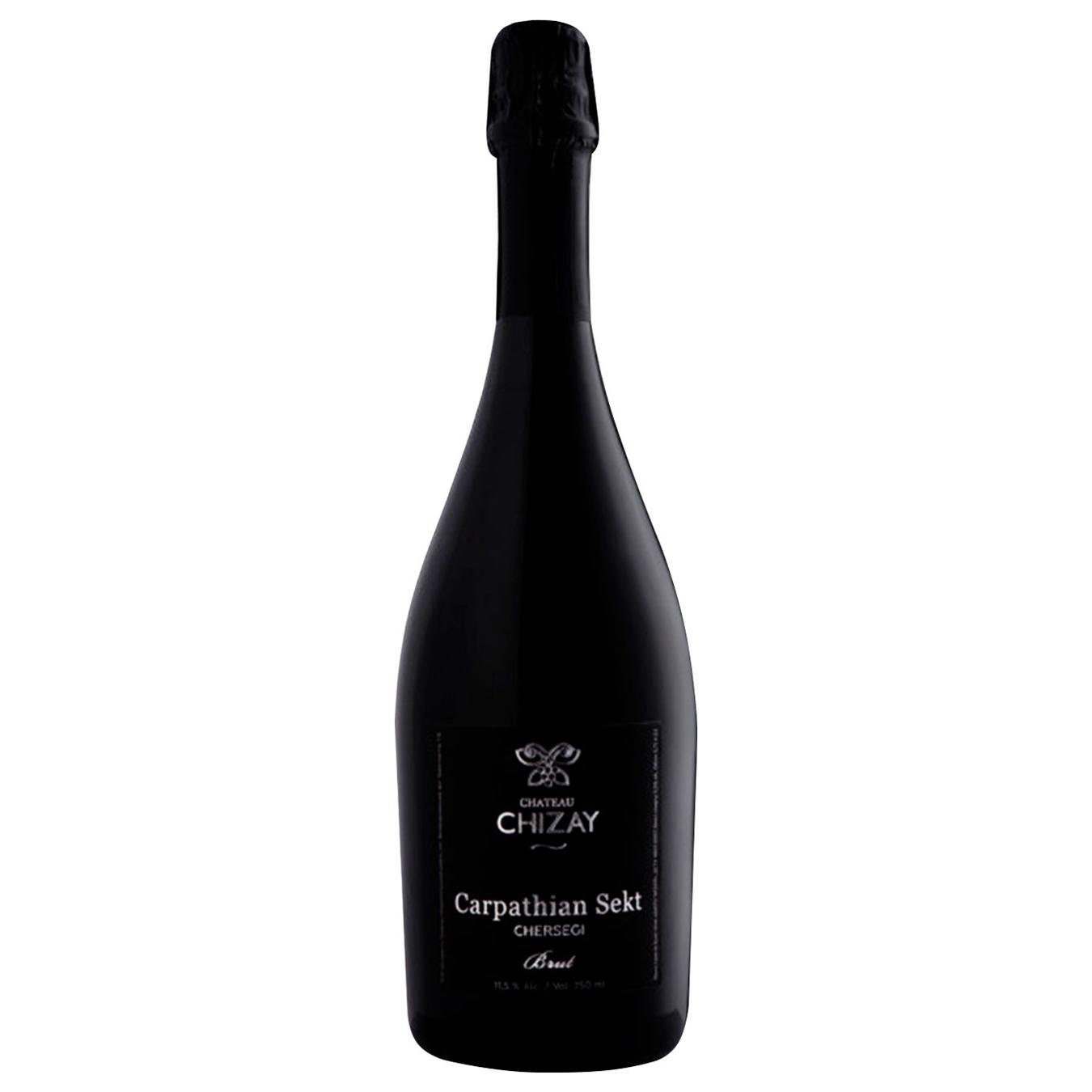 

Вино игристое Chizay Carpathian Sekt белое брют 10-12% 0,75л