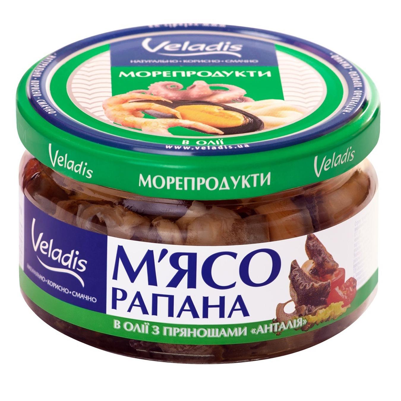 

Рапаны Veladis с пряностями в масле 200г