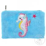 Seahorse Flat Pencil Case 24x15x1cm