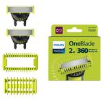 Philips OneBlade QP624/50 Replaceable Blades with Body Attachments 2pcs