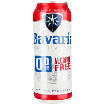 Bavaria Non-alcoholic Light Beer 0.5l - buy, prices for MegaMarket - photo 1