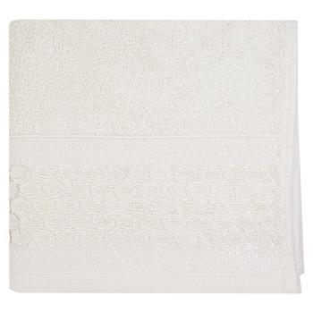 Home Line Mia Cream Terry Towel 50x90cm - buy, prices for MegaMarket - photo 1