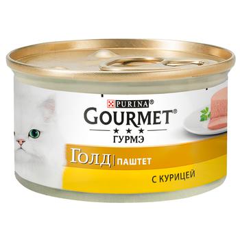 Корм для котів Gourmet Gold паштет з куркою 85г - купити, ціни на Восторг - фото 1