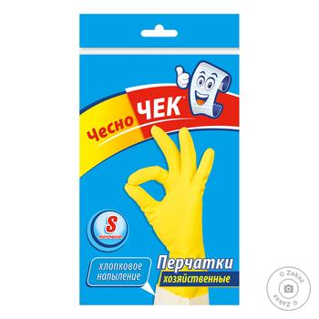 Chesno Chek Household Gloves 8 - buy, prices for Auchan - photo 2