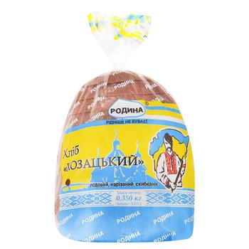Rodyna Cossack Sliced Bread 350g - buy, prices for Torba - photo 1