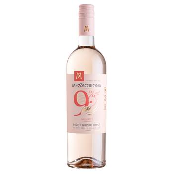 Вино Mezzacorona Vigneti delle Dolomiti Pinot Grigio IGT рожеве напівсолодке 9% 0,75л - купити, ціни на Ідеал - фото 1