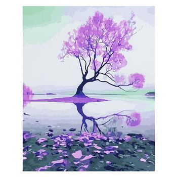 Strateg Lilac Tree Painting by Numbers 40x50cm - buy, prices for - photo 1