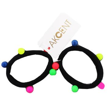 Akcent Set of Elastic Bands For Hair 2pcs