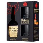 Бурбон-Віскі Maker's Mark 45% 0,7л +2 склянки