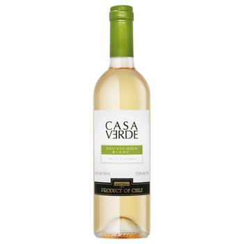 Casa Verde Sauvignon Blanc White Dry Wine 12.5% 0.75l - buy, prices for AlcoHub - photo 1