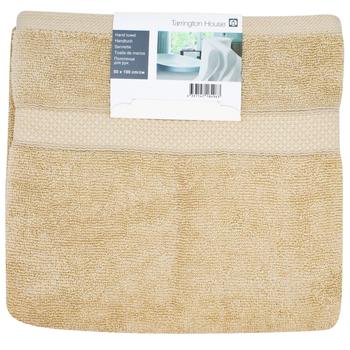 Tarrington House Beige Hand Towel 50x100cm - buy, prices for METRO - photo 1