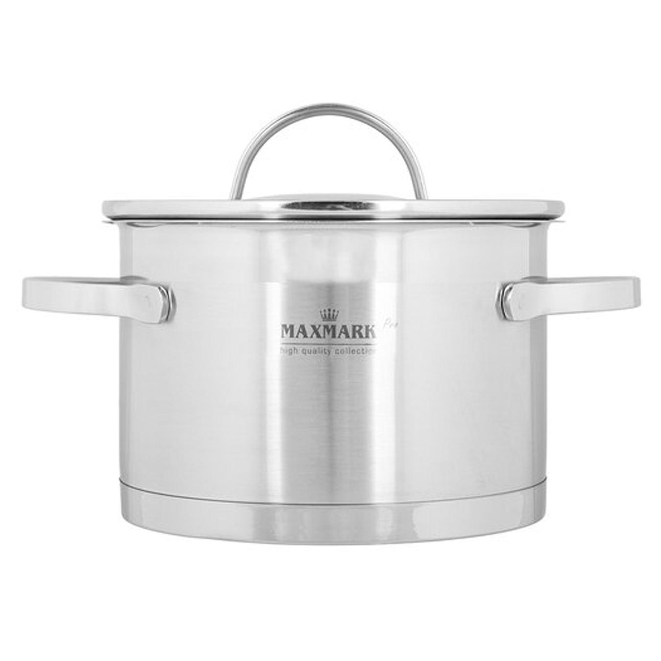 

Набор кастрюль Maxmark Flat 6предметов