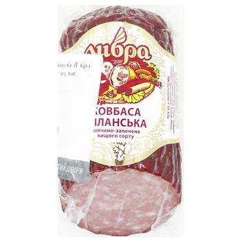 Колбаса Либра Миланская копчено-запеченая в/с - купить, цены на NOVUS - фото 1