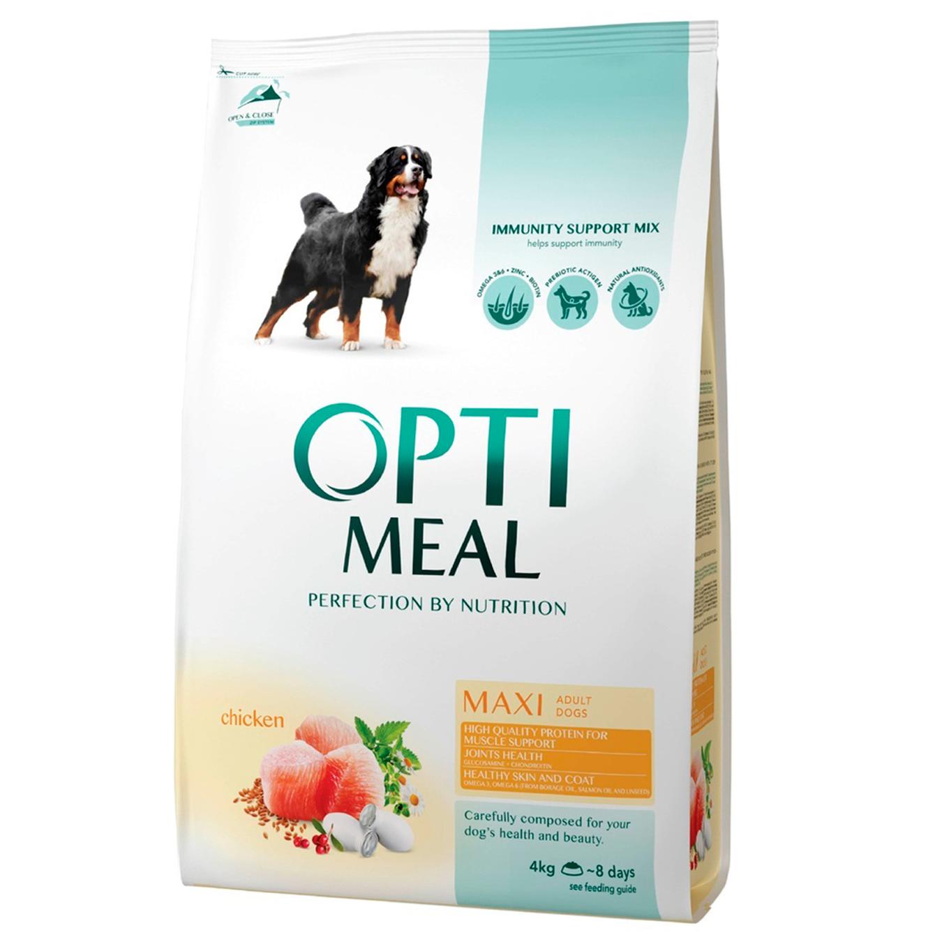

Корм сухой Optimeal для собак крупных пород со вкусом курицы 4кг
