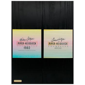 Piper-Heidsieck Sauvage 1982 White Brut Champagne 12% 0.75l + Piper-Heidsieck Hors-Serie 1982 White Brut Champagne 12% 0.75l - buy, prices for - photo 4