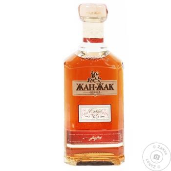 Cognac Jean-jack 40% 4years 500ml glass bottle Ukraine - buy, prices for COSMOS - photo 1