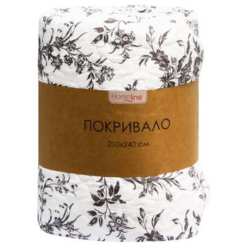 Покривало Home Line Печворк Суцвіття 210x240см - купити, ціни на За Раз - фото 1