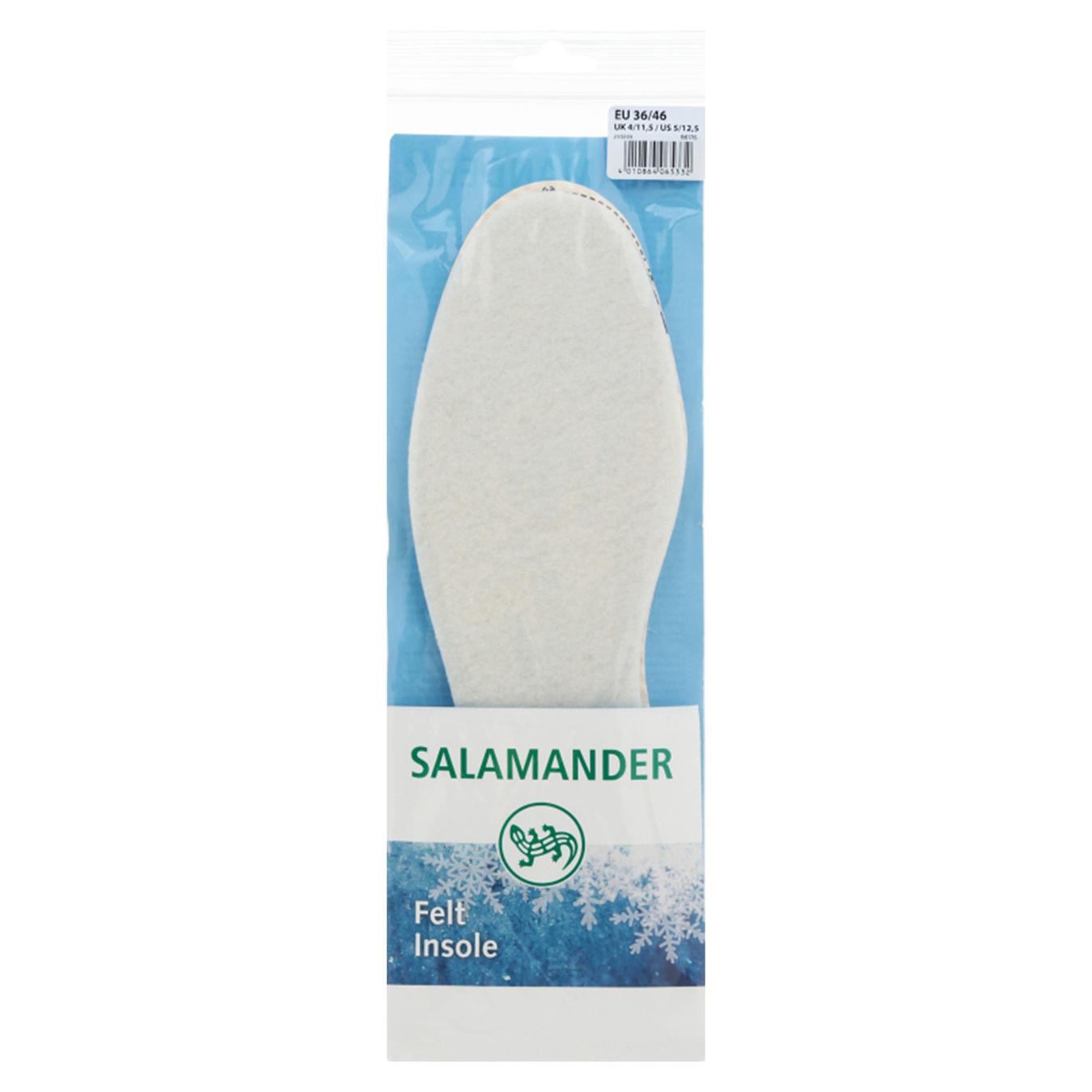 

Стелька Salamander из войлока для раскроя 36-46р