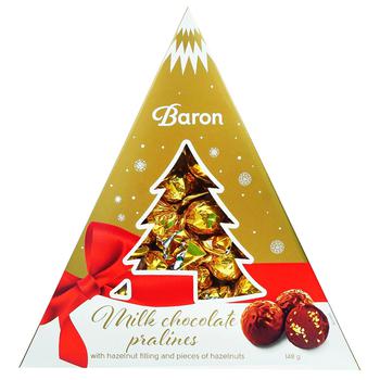 Baron Triangle Chocolate Candy 148g - buy, prices for Auchan - photo 1