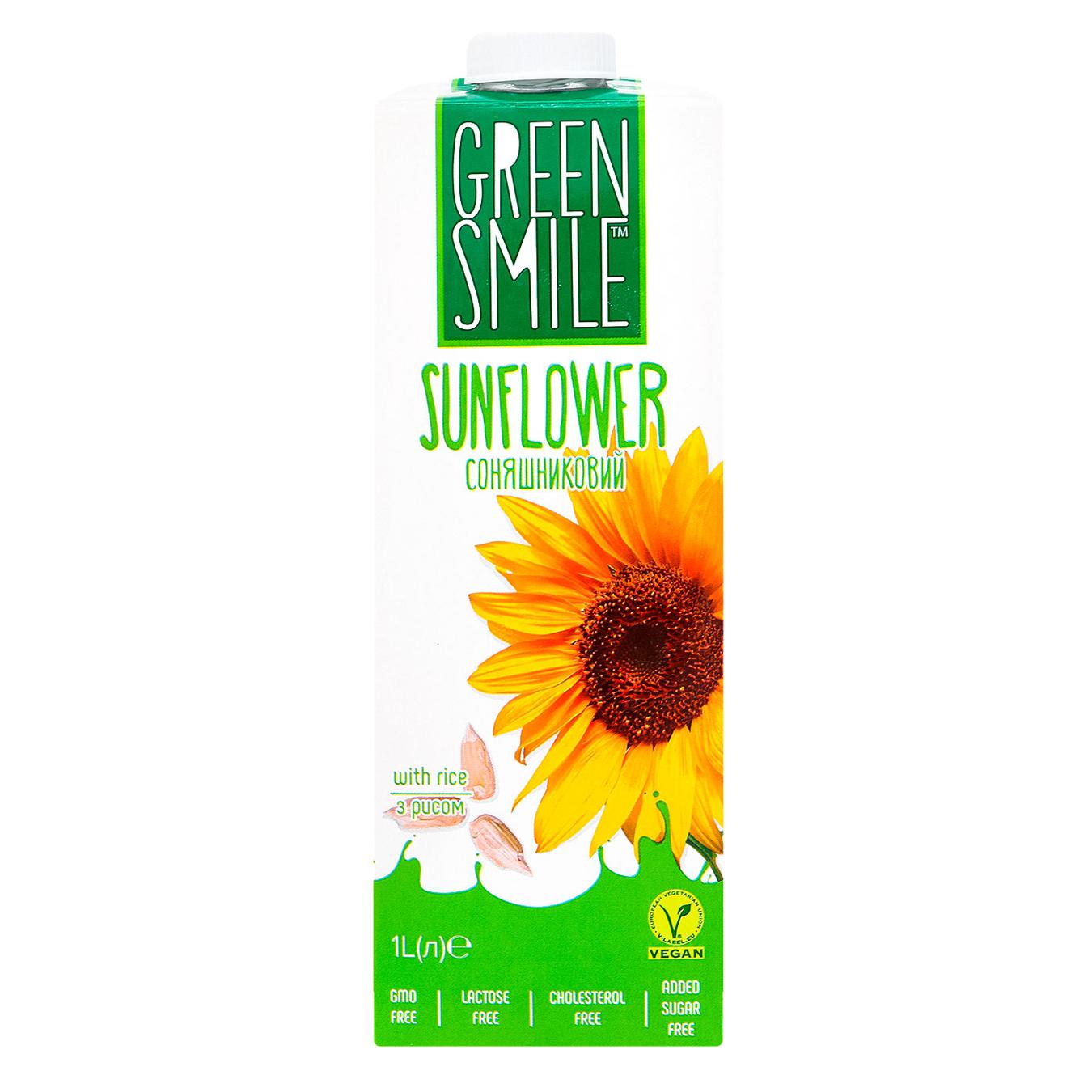 

Напиток рисово-подсолнечный Green Smile ультрапастеризованный 1,5% 1л