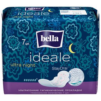 Прокладки гигиенические Bella Ideale Ultra Night 7шт - купить, цены на МегаМаркет - фото 1