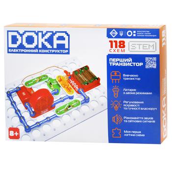 Конструктор электронный Doka 118 схем - купить, цены на NOVUS - фото 1