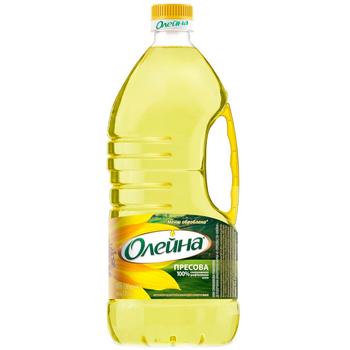 Oleina Presova Refined Sunflower Oil 1.8l - buy, prices for - photo 1