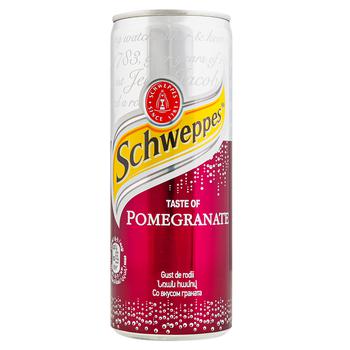 Напій газований Schweppes Гранат 250мл - купити, ціни на ULTRAMARKET - фото 1