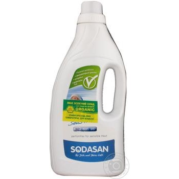 Means Sodasan liquid for washing of children's clothes 1500ml - buy, prices for MegaMarket - photo 1
