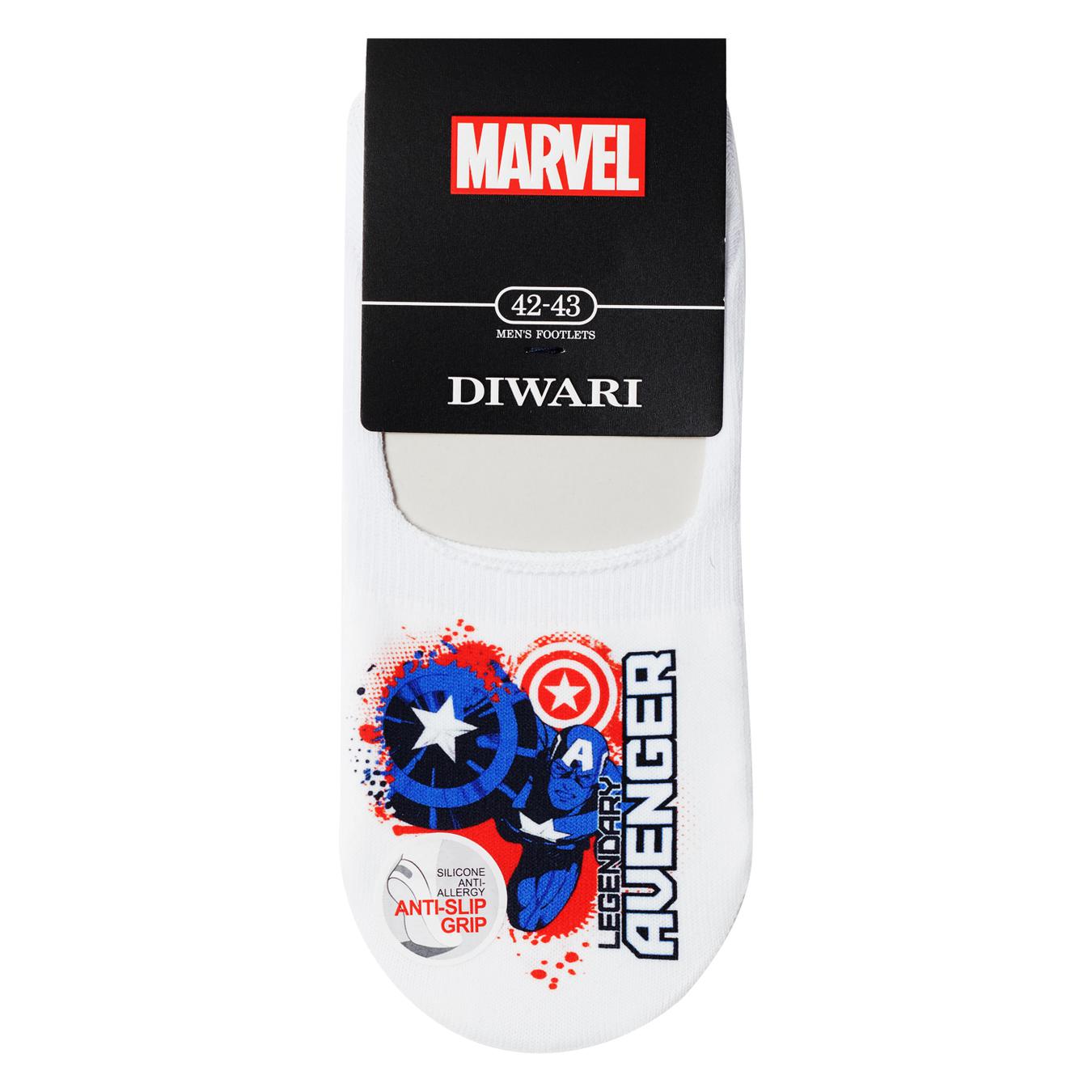 

Подследники мужские DiWaRi Marvel хлопковые р.29