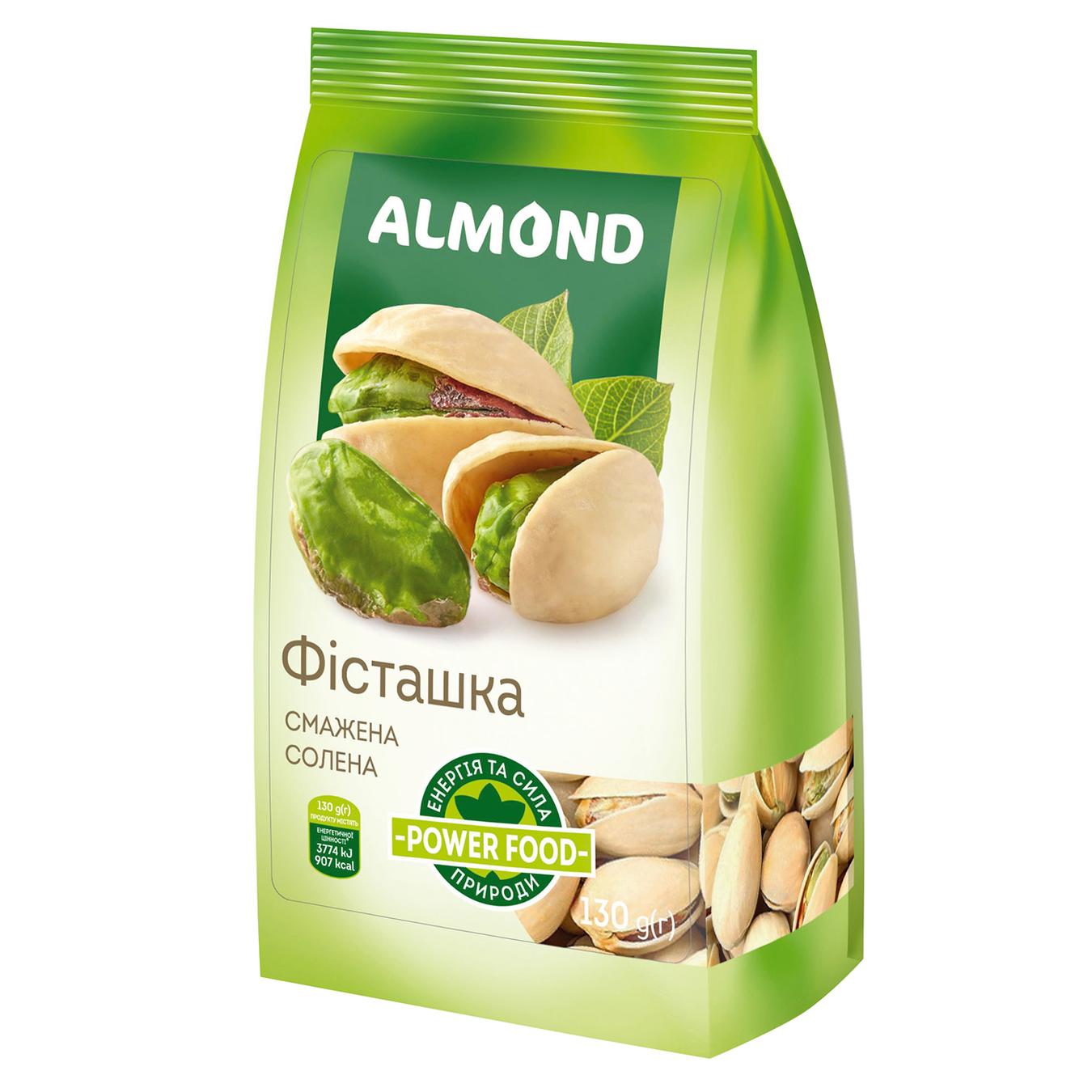 Фисташка Almond жареная соленая 130г ❤️ доставка на дом от магазина Zakaz.ua