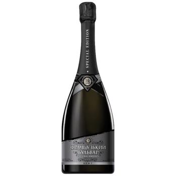 French Boulevard Special Edition White Brut Sparkling Wine 10.5-13.5% 0.75l - buy, prices for MegaMarket - photo 1