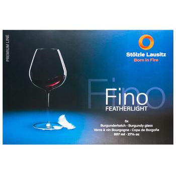 Stolzle Pinot Burgundy Fino Set of Wine Glasses 6pcs*807ml - buy, prices for WINETIME - photo 2