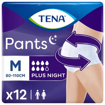 Tena Pants Plus Night Medium Diapers for Adults 12pcs - buy, prices for ULTRAMARKET - photo 1