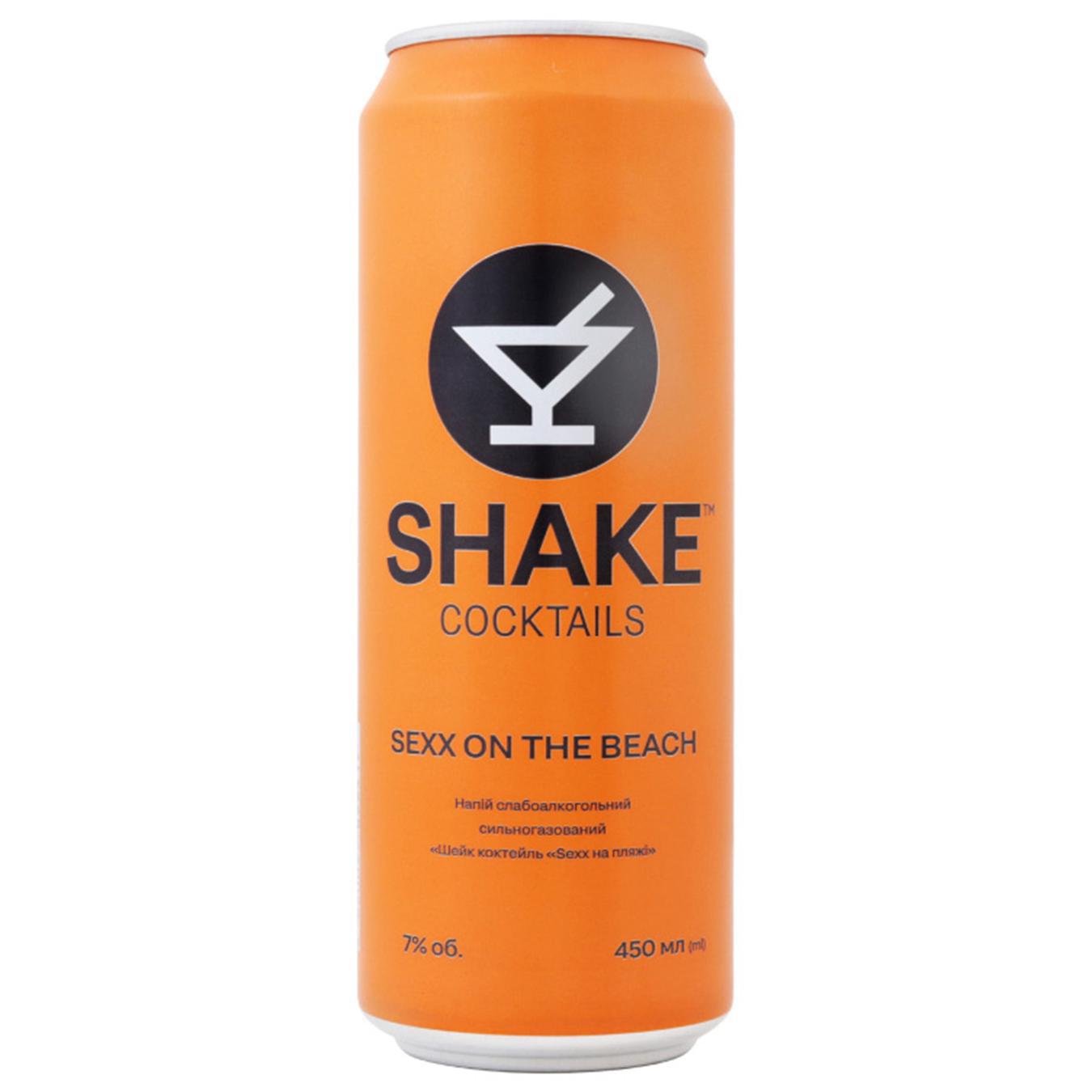 

Напиток слабоалкоголний Shake Sexx on the Beach ж / б 7% 0,45л