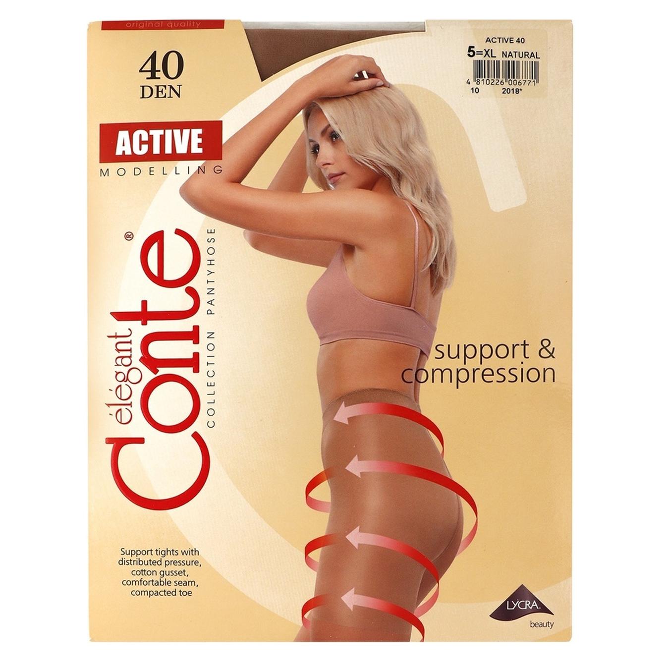 

Колготы женские Conte Active 40ден р.5 Natural