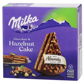 Торт Milka з фундуком заморожений 400г