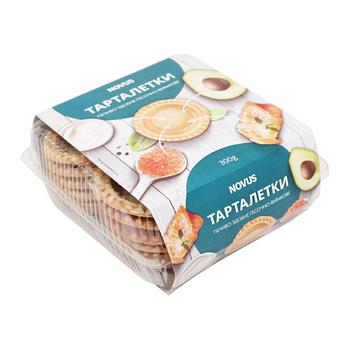 Novus Butter Shortbread Tartlets 300g - buy, prices for NOVUS - photo 1