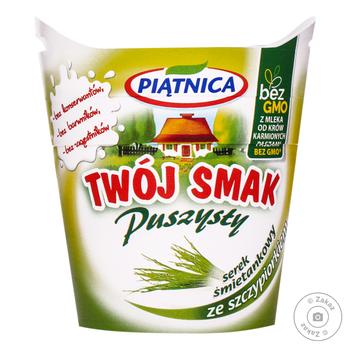 Piatnica Twoj Smak Cream Cheese with Green Onions 64% 150g - buy, prices for - photo 1